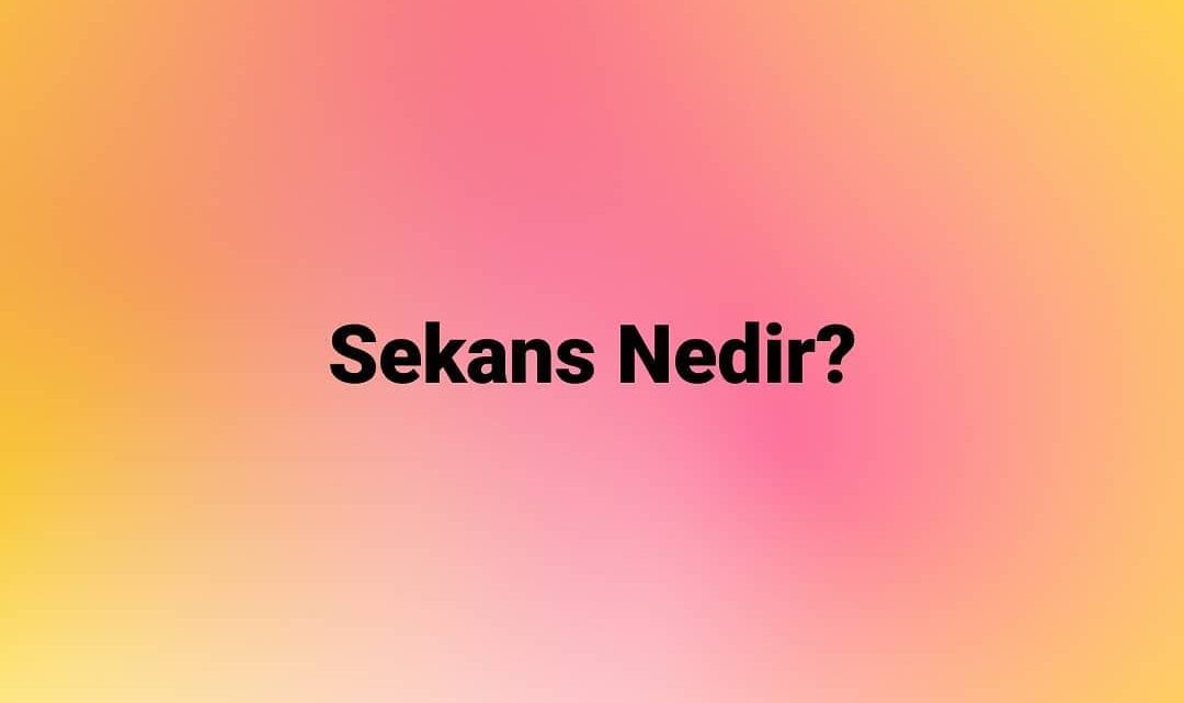 Sekans Nedir? Sayıların Sekansları