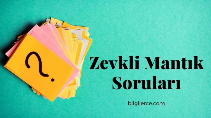 Zevkli Mantık Soruları