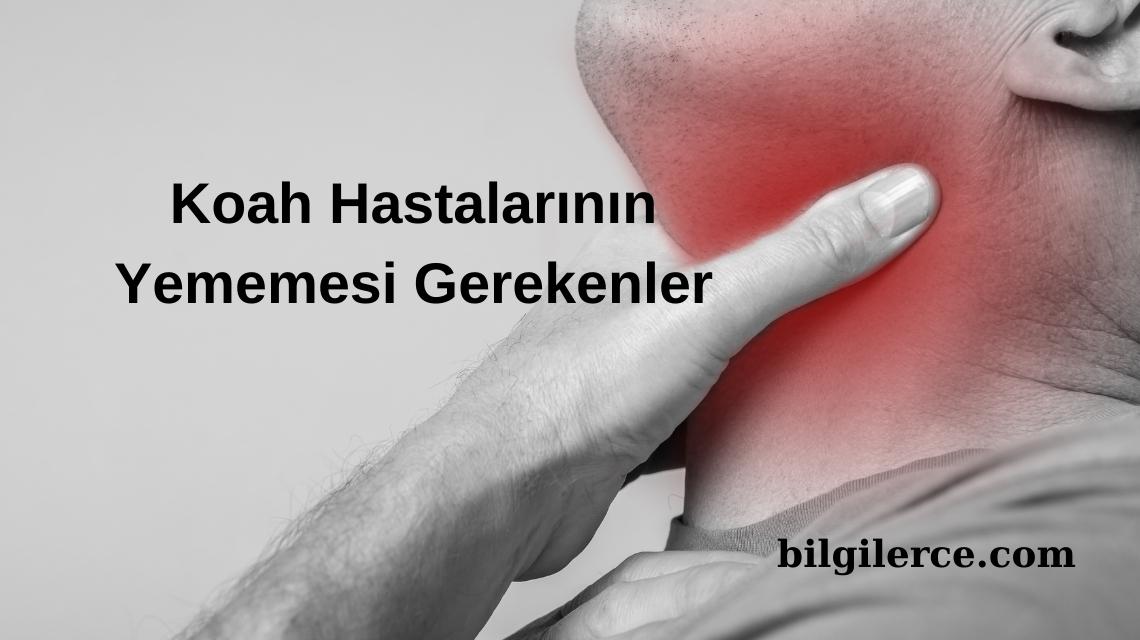 KOAH Hastalarının Yememesi Gerekenler